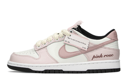 Кроссовки Nike Dunk Skateboard Shoes Women's Low-Top White Pink cw1590-100(teama-粉公主)