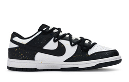 Кроссовки для скейтбординга Dunk женские с низким верхом, золотистые Nike, черный/белый/золотой cw1590-100(team80-女款龙腾四海s-box) | black/white/gold
