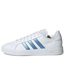 Кроссовки grand court 2.0 shoes Adidas, белый hp2591 | white / metallic blue