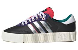 Кроссовки Adidas Samba Low Black Red Silver Women's fw9617