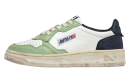 Кроссовки Autry Medalist Colour-block Low-top, белый/зеленый/синий avlw-sv18