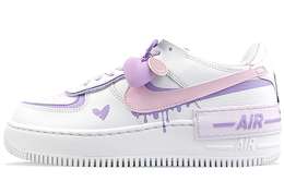 Кроссовки Nike Air Force 1 Skateboarding Shoes Women's Low-top Pink/Purple, белый ci0919-102(team40-芋泥波波) | white