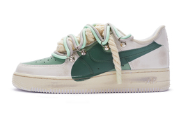 Кроссовки для скейтбординга Air Force 1 женские, низкие, темно-зеленые Nike dd8959-100(teamr-女款t10墨绿s-box)