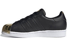 Кроссовки Adidas Superstar Series Skateboard Shoes Women's Low-Top Black Gold fy7350