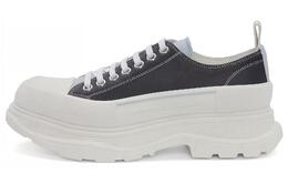 Кроссовки Alexander McQueen Tread Slick на шнуровке, синий / белый 705662whz6l4637蓝白