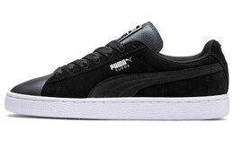 Кроссовки Puma Suede Shimmer Black/Grey Low Board Shoes Women's 369597-02