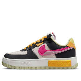 Кроссовки air force 1 фонтанка Nike, черный dr7880-001 | black/white/pink/orange