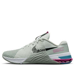 Кроссовки меткон 8 Nike, серебряный do9327-004 | light silver/black/mica green/cosmic fuchsia