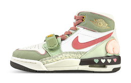 Баскетбольные кроссовки Legacy 312 Vintage женские с высоким верхом цвета кофе Jordan fd9909-111(team76-gs茉莉蜜桃)