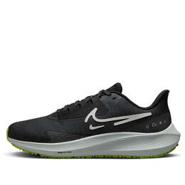 Кроссовки air zoom pegasus 39 shield Nike, черный do7626-002 | black/dark smoke grey/volt/white