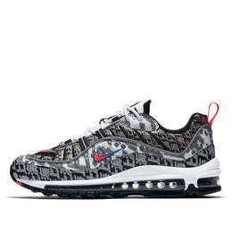 Кроссовки air max 98 шанхайский марафон Nike, черный bv6956-106 | black/white/gray/red