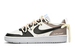 Кроссовки Nike Court Borough Series Skateboard Shoes Women's Low-Top Brown Beige bq5448-123(teama-浪漫摩卡)