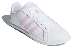 Кроссовки для скейтбординга Coneo Qt женские, низкие, белые/пудровые Adidas Neo db0132