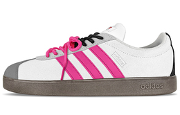 Кроссовки Adidas neo Vl Court Skateboarding Shoes Unisex Low-top Black, розовый hq1802(teamy-男女款树莓少女粉黑) | bright pink