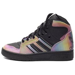 Кроссовки Adidas Skateboarding Shoes Women's High-top Black/Bright White, черный s81607 | black/bright white
