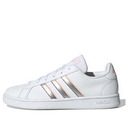 Кроссовки neo grand court base Adidas, белый eg5949 | white/silver/pink