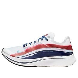Кроссовки zoom fly sp Nike, белый bq7940-140 | white/blue fury-black