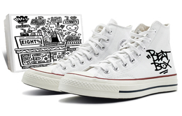 1970-е годы. Кеды унисекс с высоким берцем, белые/черные/красные. Converse 162056c(team131-拳击手s) | off white