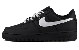 Кроссовки Nike Air Force 1 Skateboarding Shoes Unisex Low-top Black/silver, черный cw2288-001(teamj-五一出行季哑光黑银) | matte black silver