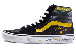 SK8 Скейтбординговые кроссовки унисекс с высоким верхом белые/черные Vans vn000d5ib8c(teamr-低俗小说男女s-box)
