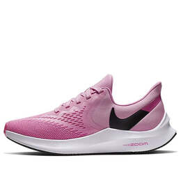 Кроссовки air zoom winflo 6 Nike, розовый aq8228-600 | psychic pink/black-laser fuchsia-white
