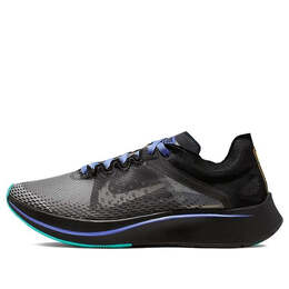 Кроссовки zoom fly sp fast Nike, черный bv0389-001 | black/pale ivory-hyper jade