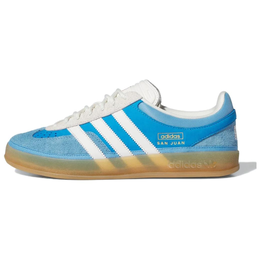 Кроссовки Adidas Gazelle Indoor Bad Bunny San Juan Adidas, синий/белый/серый if9734 | blue white gray