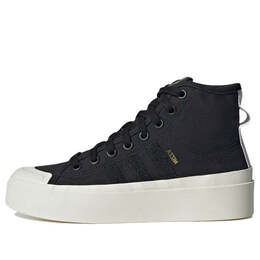 Кроссовки оригинальные nizza bonega mid shoes Adidas, черный gz4295 | black / white