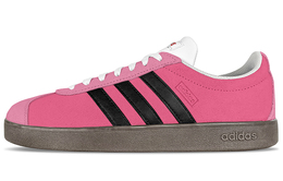 Кроссовки Adidas neo Vl Court Skateboarding Shoes Unisex Low-top Black, розовый hq1802(teamy-男女款bk荧光粉) | bright pink