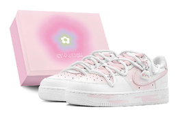 Кроссовки Nike Air Force 1 Skateboard Shoes Women's Low-Top White dh2920-111(team88-蜜桃云朵s-box) | white/pink