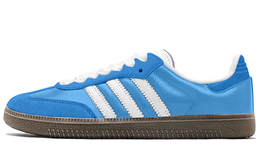 Кроссовки Adidas SAMBA OG Skateboarding Shoes Unisex Low-top White, голубой b75806(teamy-男女款牛奶海盐蓝色) | sky blue