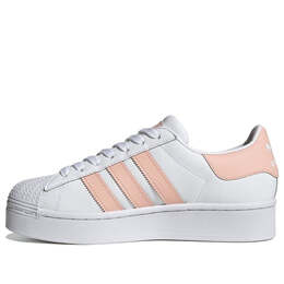 Кроссовки суперзвезда смелый Adidas, белый fw2547 | white/pink