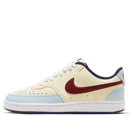 Кроссовки Court Vision 1 низкие Nike, бежевый fv8114-161 | beige/blue/burgundy red
