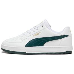 Кроссовки Puma Caven Skateboarding Shoes Unisex Low-top Puma White/Deep Green, зеленый 392290-35 | puma white - deep green