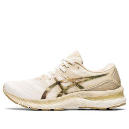 Кроссовки гель нимбус 23 Asics, бежевый 1012b016-101 | creamgold