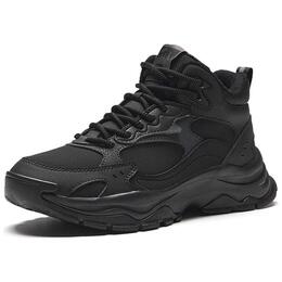 Кроссовки Anta Lifestyle Shoes Women's Mid-top Black/carbon Gray, черный 122348984-1 | black/carbon gray