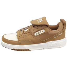 Кроссовки Anta Skateboarding Shoes Women's Low-top Plaid Brown/ivory White, коричневый 122248018-3 | plaid brown/ivory white
