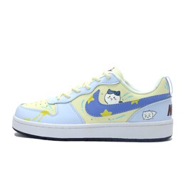 Кроссовки Nike Court Borough Skateboard Shoes Women's Low-Top Blue Yellow fv8120-141（team390-糖果梦琪） | blue/yellow