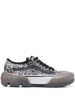 Vans кеды Old Skool с леопардовым принтом, серый vn0a7q5vaxk1 | серый