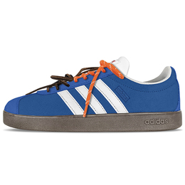 Кроссовки Adidas neo Vl Court Classic Skateboarding Shoes Unisex Low-top White, синий hq1802(teamy-男女款日落冰岛蓝白) | blue
