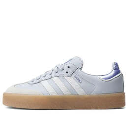Кроссовки самба Adidas, синий ig1953 | halo blue/off white/blue spark met