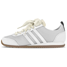 Кроссовки Adidas neo VS JOG 2.0 Lifestyle Shoes Unisex Low-top Beige, светло-серый ji2436(teamy-男女款银色未来灰白) | light gray