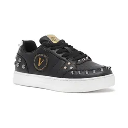Кожаные кроссовки Versace, черный vr235w0000180360036 | nero