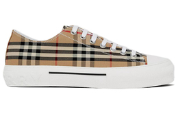 Кроссовки винтажные Burberry в клетку, бежевый / белый 80497451