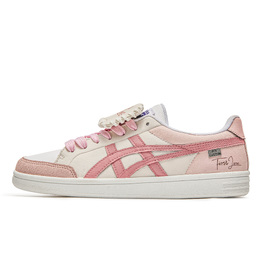 Onitsuka Tiger Кроссовки Advanti Freedom Panda, Peach Poetry Society с низким верхом, нескользящие, унисекс, розовые, белые 1183a506-101(team202-蜜桃诗社) | pink white