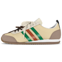 Кроссовки Adidas neo VS JOG 2.0 Lifestyle Shoes Unisex Low-top Red-green-brown, коричневый ji2436(teamy-男女款复古经典绿红) | red-green-brown