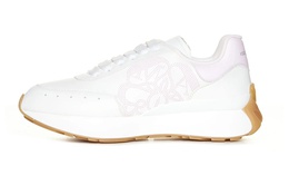 Кроссовки Alexander McQueen Sprint Runner на шнуровке, белый 755637widn98855