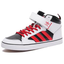 Кроссовки Adidas Varial 2 Mid White, черный/белый/красный b27412 | black/white/red