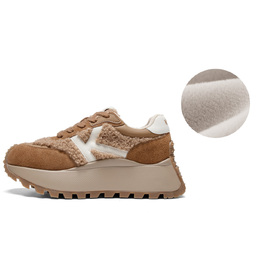 Кроссовки Kappa Chunky Sneakers Women's Low-top Brown, коричневый k0d85mc58cj1-6510 | brown