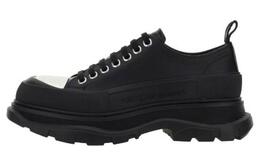 Кроссовки Alexander McQueen Tread с металлическим носком, черный 735815whz6n1081